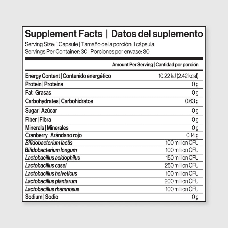 Immunotec PROBIO 3+ with Cranberry