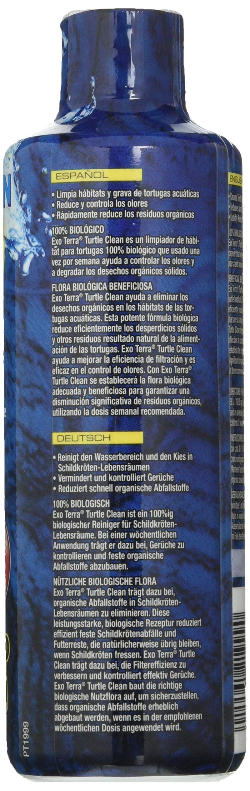 Exo Terra Turtle Clean, biological cleaner for turtle habitats, for turtle tanks, 250ml 250 ml (pack of 1) - BeesActive Australia