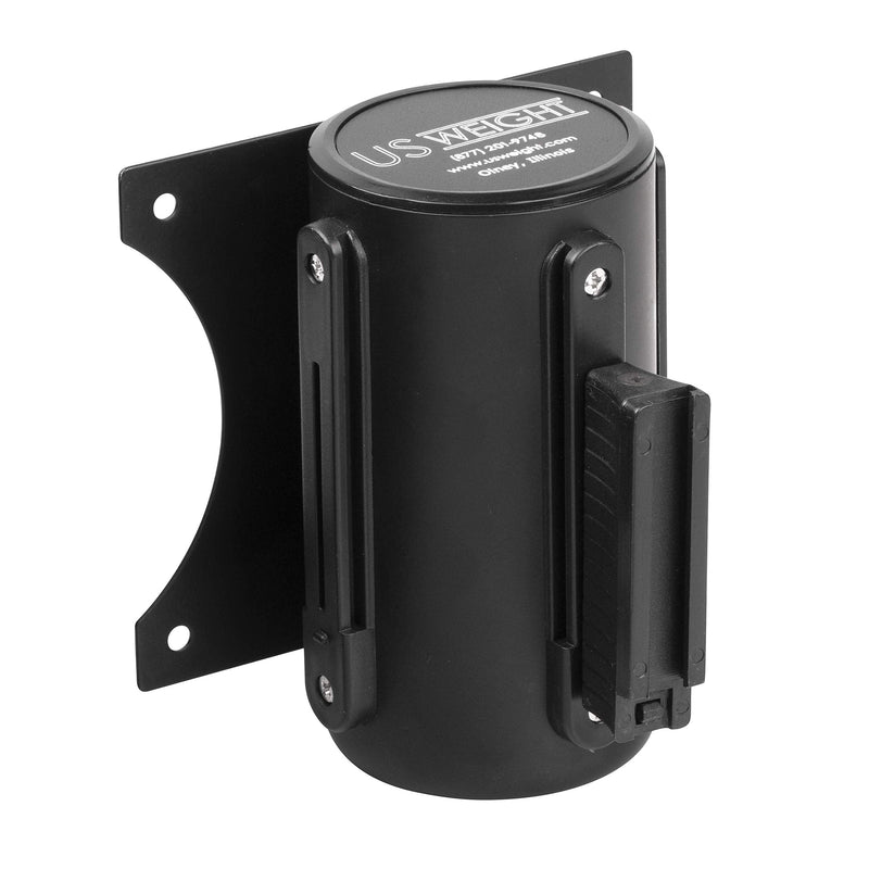 US Weight U2501 Wall Mount with Retractable Belt – 13' Black 13'