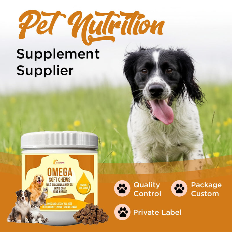 10-in-1 Dog Multivitamin Soft Chews with Glucosamine Chondroitin, Probiotics & Omega-3 - Dog Supplement for Joint, Skin, Coat Shine, Heart, Digestive & Immune Defense - Peanut Butter Flavor 120 Count