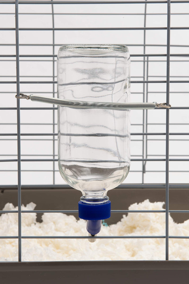 Lixit Glass Water Bottles for Rabbits, Ferrets, Small Birds, Guinea Pigs, Rats, Hamsters and Other Pets (Birds and Small Animals, 16oz) Birds and Small Animals - BeesActive Australia