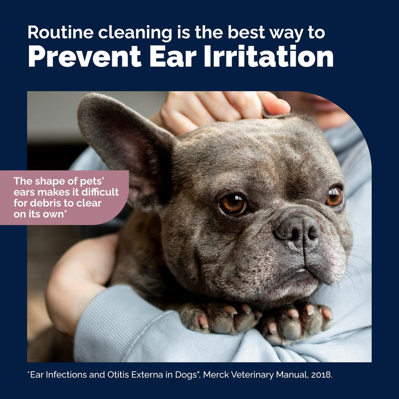 Vetnique Oticbliss Dog Ear Cleaner Flush Dog Ear Cleaning Solution for Dirt and Wax with Soothing Aloe Dogs & Cats Flush - Vet Recommended for Itchy Ears 4oz