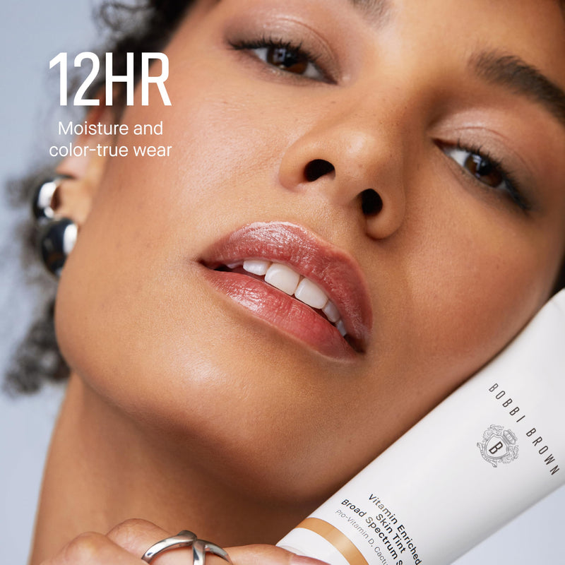 Bobbi Brown Vitamin Enriched Skin Tint SPF 15 | Broad Spectrum SPF Skin Tint | Hydrating Tinted Moisturizer | Vitamins B, C, & E, 1.7 Fl Oz 07 Medium 1 (Medium Warm Beige)