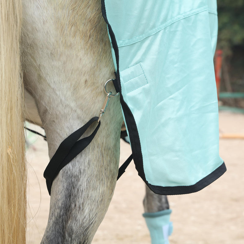 Horse Mesh Fly Sheet Standard Neck Summer Rug Green 84" 84" - BeesActive Australia