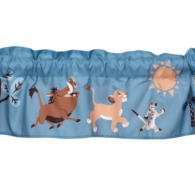 Lambs & Ivy Lion King Adventure Window Valance, Blue - BeesActive Australia