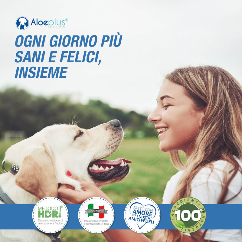 Dogs Syrup 250ml - Energy-Boosting, Detoxifying Complementary Food Made with Organic Aloe Arborescens, Strengthens Natural Defenses, Ideal as a Tonic for Senior Dogs and Puppies