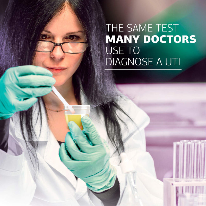 UTI Test Strips for Women & Men - Easy to Use at Home Urinary Tract Infection Testing Kit | Clinically Tested Urine Dipsticks | Foil-Wrapped for Extended Lifetime | 50 Strips - BeesActive Australia