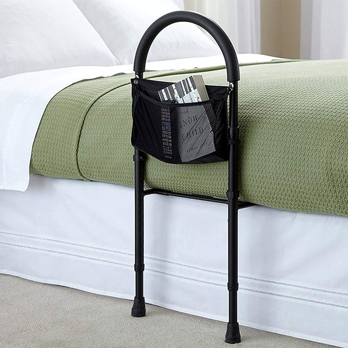 Handrail for Bed, Handrail for Bed, Bed Arm, Handle, Height Rail, Adjustable Length, Bedride, Assistance, Fall Prevention, Small Storage Organizer Bag Included -  Australia