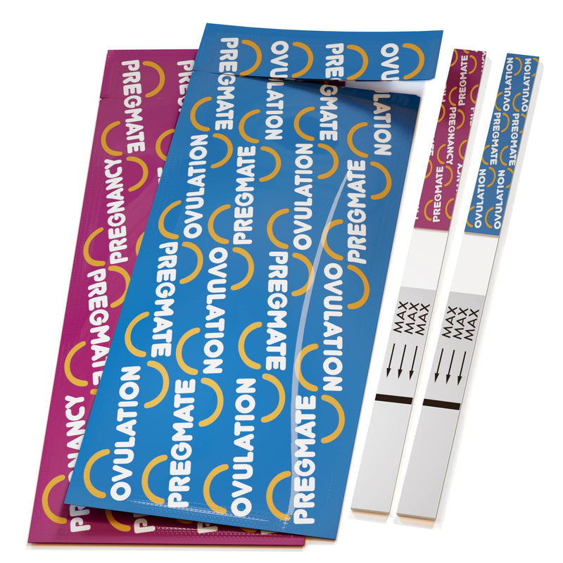 Pregmate 50 Ovulation and 20 Pregnancy Test Strips Predictor Kit - BeesActive Australia