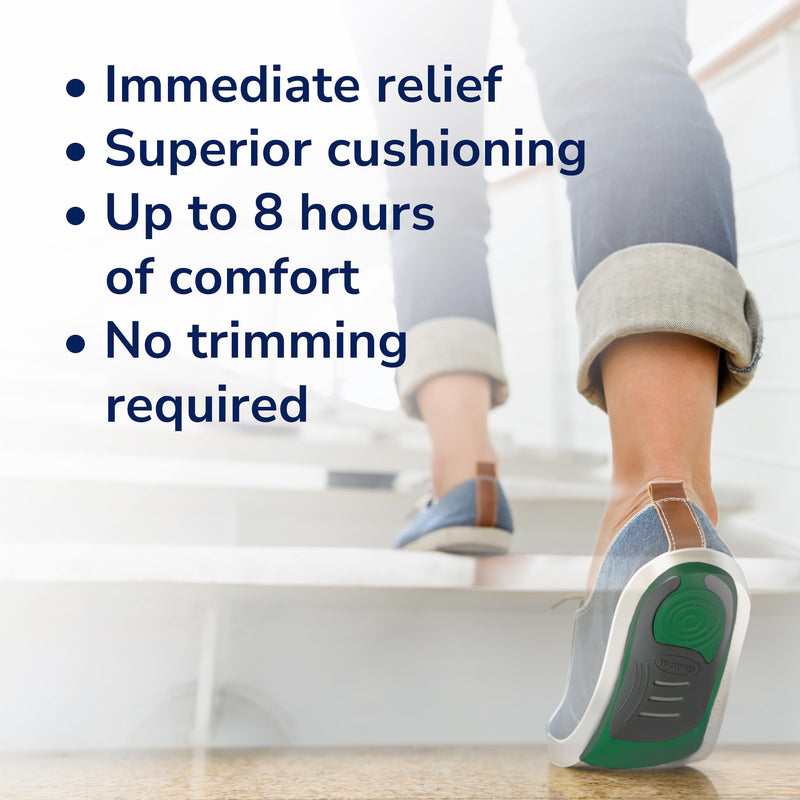 Dr. Scholl’s Custom Fit Orthotics 3/4 Length Arch Support Shoe Inserts - Plantar Fasciitis Relief Insoles for Men and Women, Immediate All-Day Total Lower Body Pain Relief, FSA HSA Eligible, CF230 Grey 1 Pair (Pack of 1) - BeesActive Australia