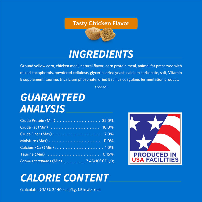 Purina DentaLife Made in USA Facilities Cat Dental Treats, Tasty Chicken Flavor - (Pack of 10) 1.8 oz. Pouches 1.8 Ounce (Pack of 10) - PawsPlanet Australia