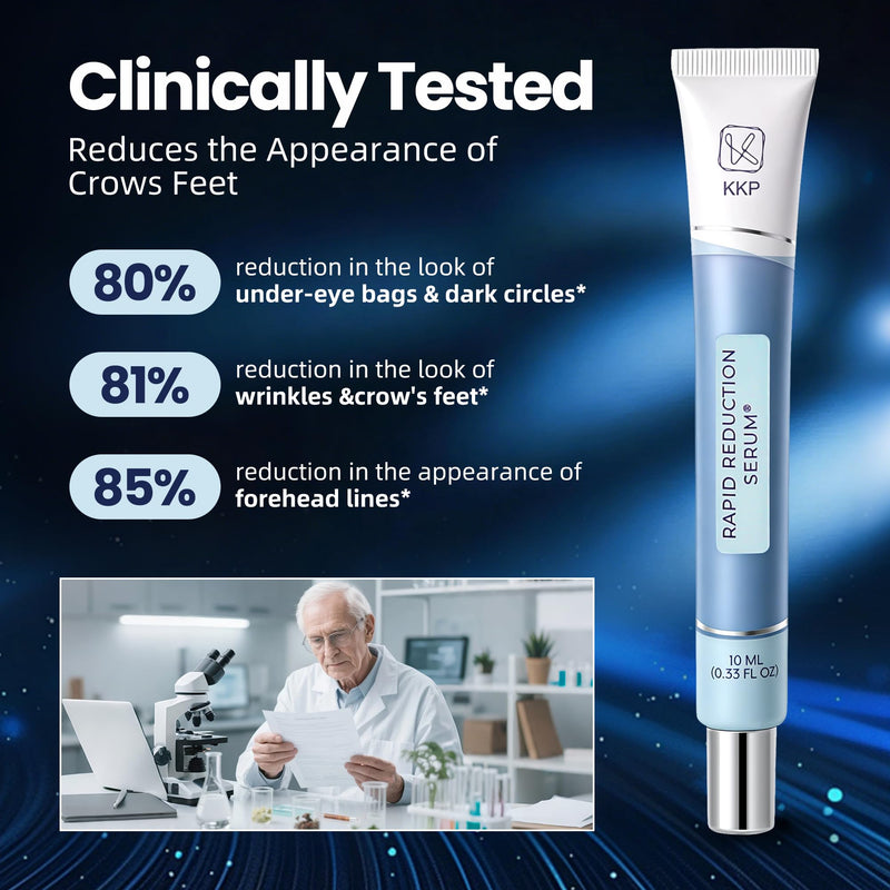 KKP Rapid Reduction Eye Serum & Face Lift Cream - Visibly Reduces Under-Eye Bags, Wrinkles, Dark Circles, Fine Lines & Crow's Feet Instantly, Anti Aging Wrinkle Remover for Face 3PACK - BeesActive Australia