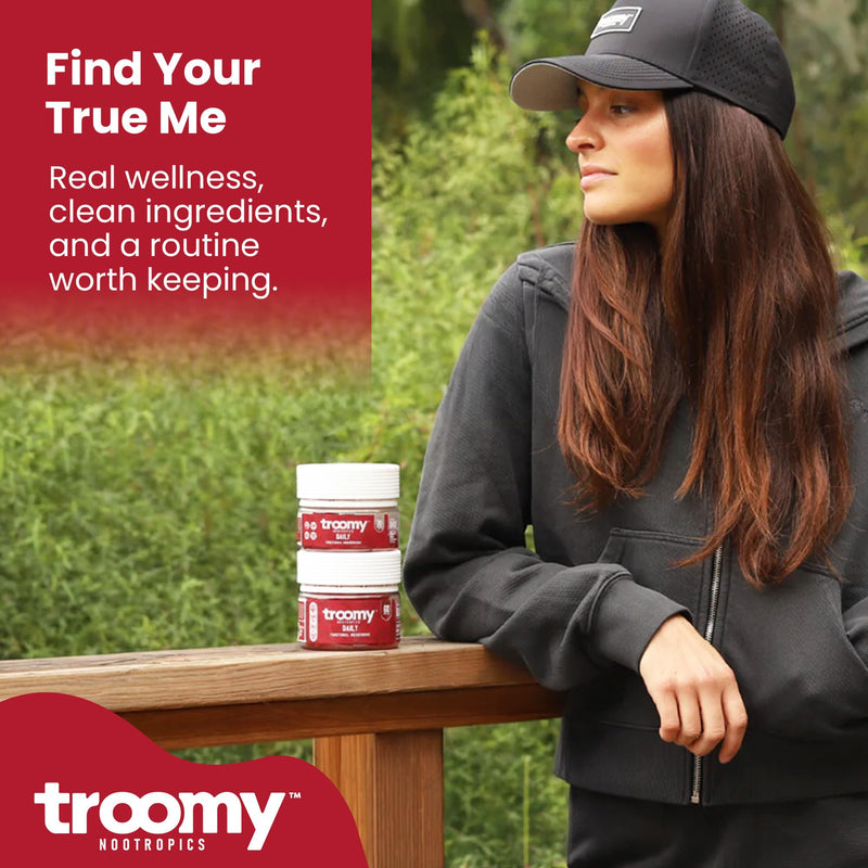 Troomy Daily 14 Mushroom Blend Gummies - Strawberry Mango, 60 Count | Reishi, Cordyceps, Lion's Mane and Chaga in Every Gummy, Triple-Extracted, Vegetarian and Gluten-Free, Made in USA 60 Count (Pack of 1)