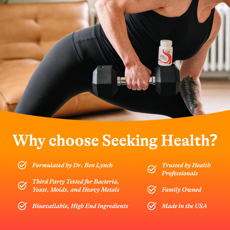 Seeking Health Methyl B12 5000, 5000 mcg B12 as Adenosylcobalamin and Methylcobalamin, Potent Formula Supports Healthy Metabolism, Methylation, Cognitive Health, Vegan and Vegetarian (60 lozenges)*