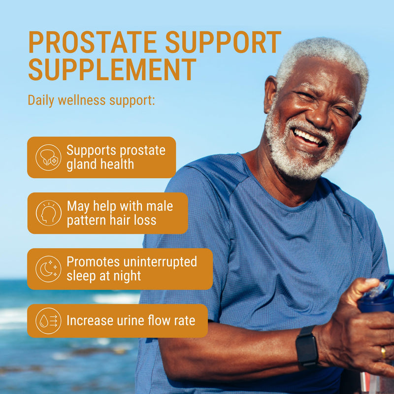 Energi Prostate Supplement, 200mg Saw Palmetto & Pygeum, 120 Capsules | With Pumpkin Seed, Zinc, Selenium & Green Tea Extract, Vegetable Capsules, Supports Urinary Flow, Made in USA