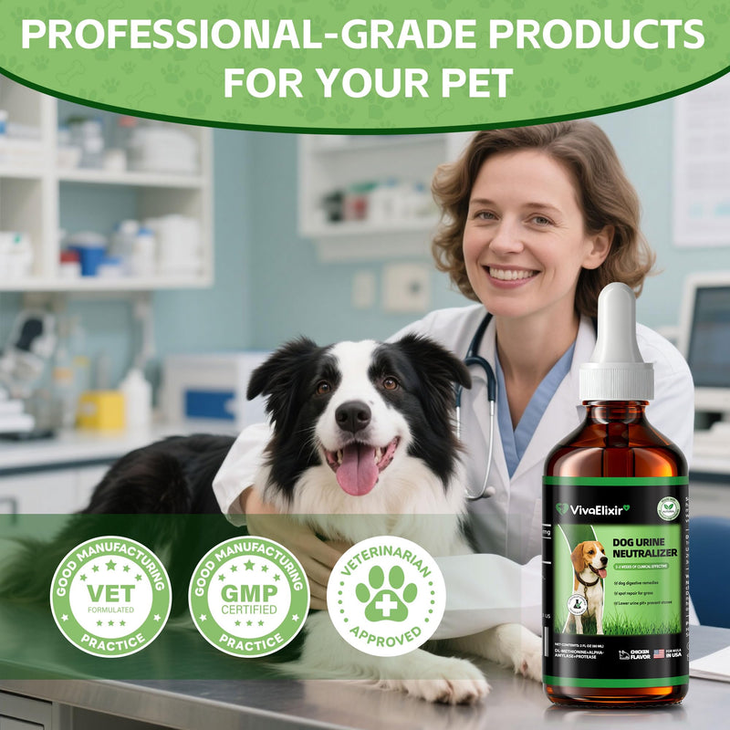 Cranberry Supplement for Dogs – Digestive Enzymes + Cranberry + DL Methionine –Pee Grass Spot Saver Caused by Dog Urine, Grass for Dogs, Dog Pee Green Grass Support, Lawn Spot Care Drops, 2 oz