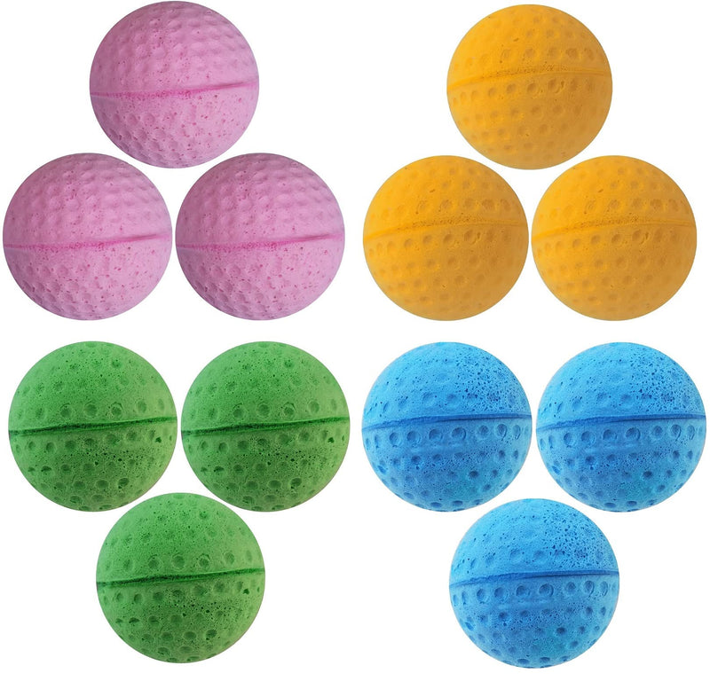 Curiosity is The Nature of Cats, This Ball Rolling and Jumping, can Stimulate The Interest of Cats, Recommended for Cats with This Toy. Golf Foam Sponge Ball 12 - BeesActive Australia