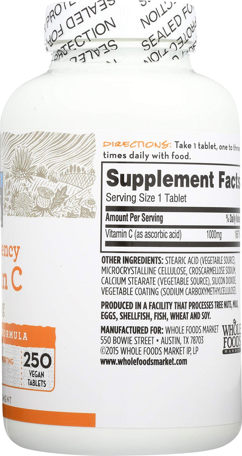 365 Everyday Value, Vitamin C 1000mg, 250 ct - BeesActive Australia
