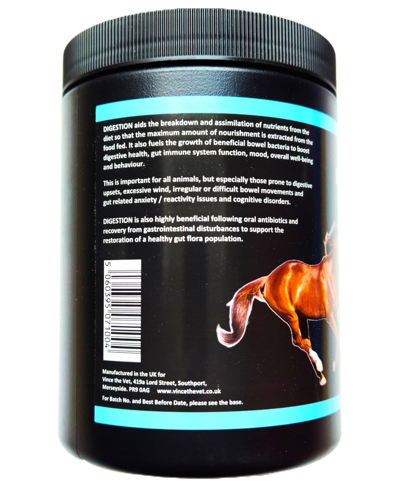 Natural Digestion Prebiotic Powder for Cats & Dogs (600g), Human Grade Veterinary Formula For Health Gut , Bloating, Stool Formation, Healthy Bowel Movements 600g