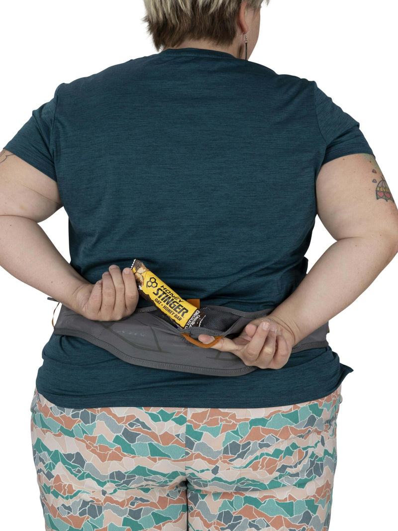 Osprey Duro Dyna LT Hydration Waist Pack for Running Extended Fit Phantom Grey/Toffee Orange