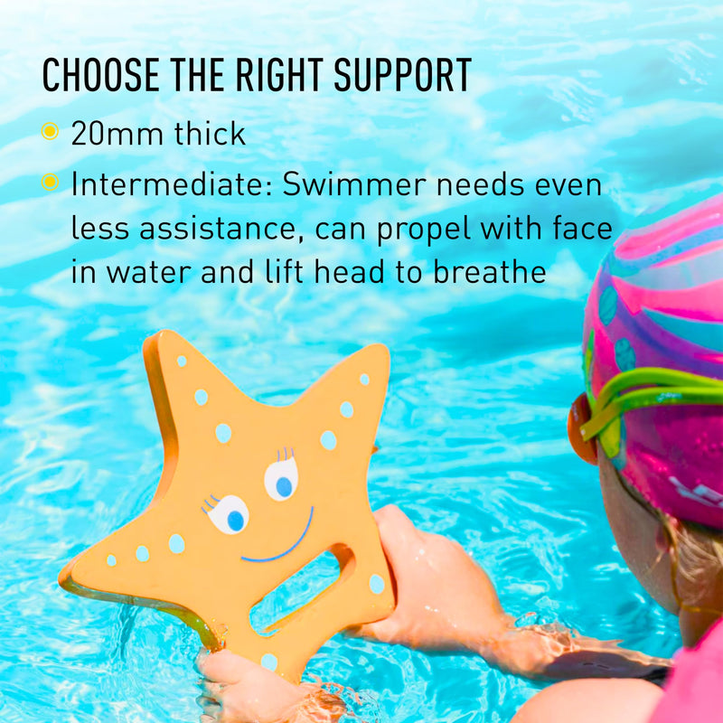 FINIS Floatie Friends Hand Float Learn-to-Swim Aids for Children - Starfish (Set of 2)