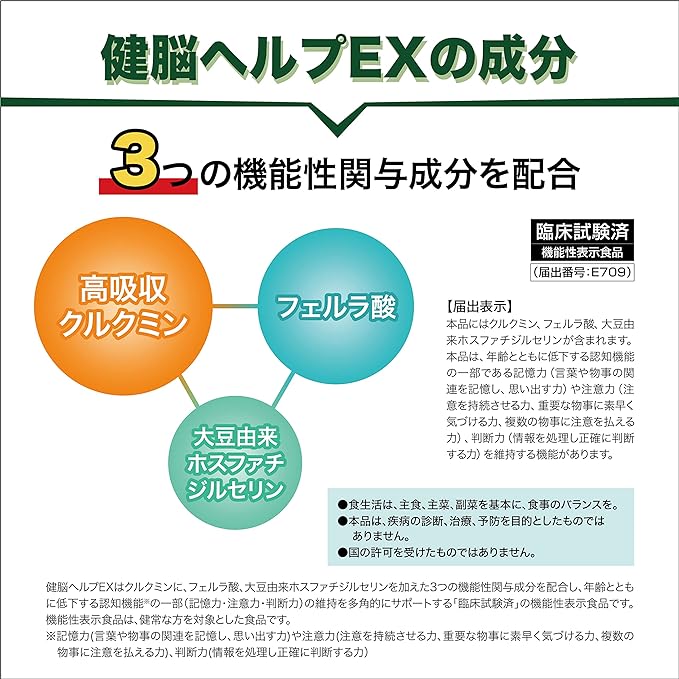 Kobayashi Pharmaceutical's food with functional claims, Kenno Help EX, approximately 30 days supply, 90 tablets - BeesActive Australia