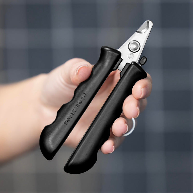 Tweezerman Dog & Cat Pet Nail Clippers, Manual Professional Nail Trimmer for Small Pets