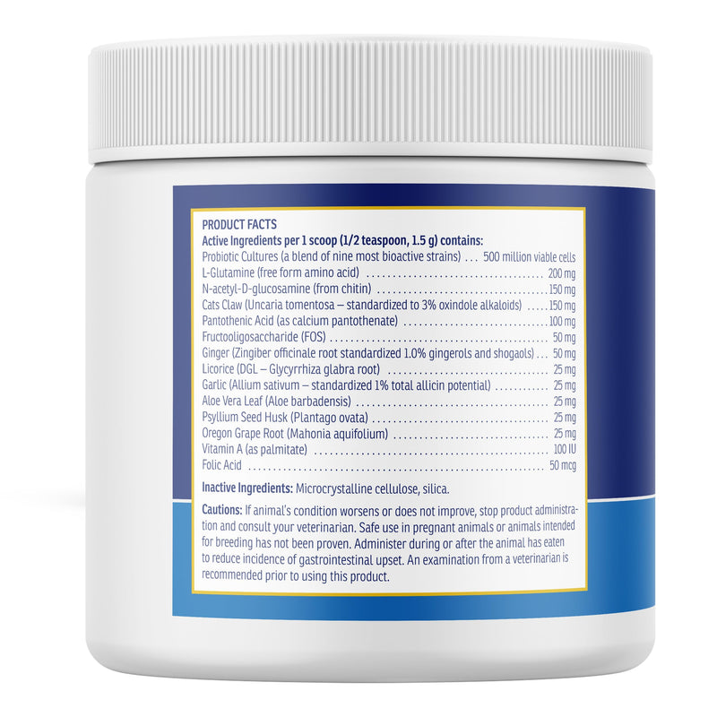 Rx Vitamins NutriGest - Cat & Dog Probiotics for Digestive Health - 4.65oz | Cat & Dog Probiotic Powder to Promote Optimal Gut Flora - Helps Manage Gastrointestinal Discomforts New Label
