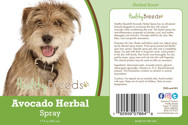Healthy Breeds Mutt Avocado Herbal Spray 17 oz