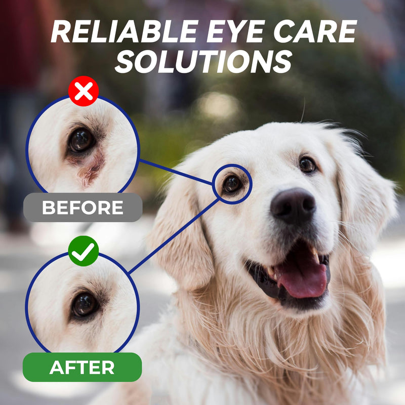 Wellix PET Dog Eye Drops, Eye Drops for Dogs&Cats, Dog Eye Infection Treatment to Soothe Eye Allergy, Soothe Dry Eyes Pink Eyes, Dog Tear Stain Cleaner-60ml 60 ml