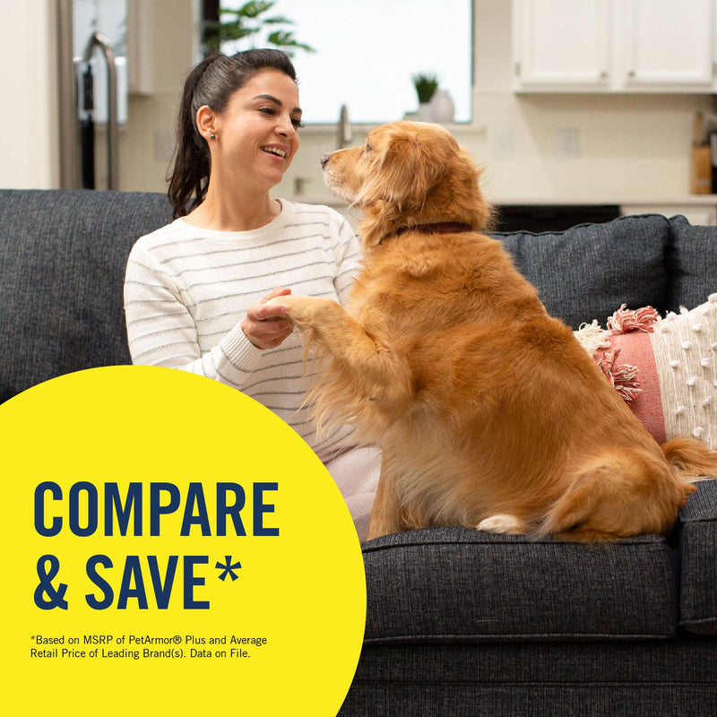 PetArmor Plus Small Dog 6ct (5–22 lbs) + PetArmor CapAction Small Dog 6ct (5–22 lbs) Treat and Prevent Bundle – Fast Acting and Long Lasting Flea and Tick Care