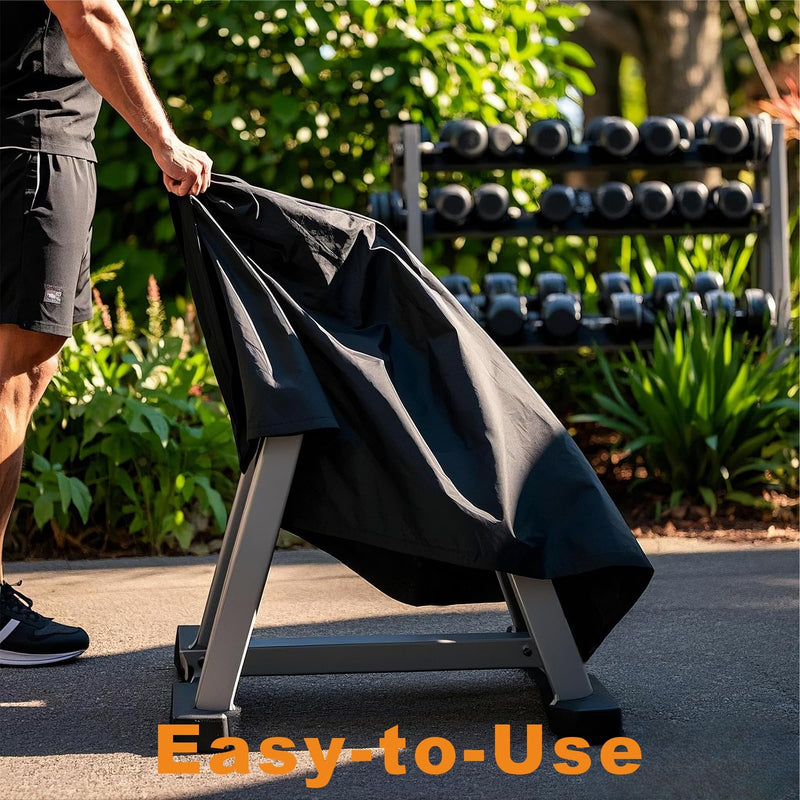 Dumbbell Rack Dust Cover, A-Frame Dumbbell Rack - Waterproof and Dustproof for Home Gym Dumbbell Set Brackets A-Frame Dumbbell Rack Cover