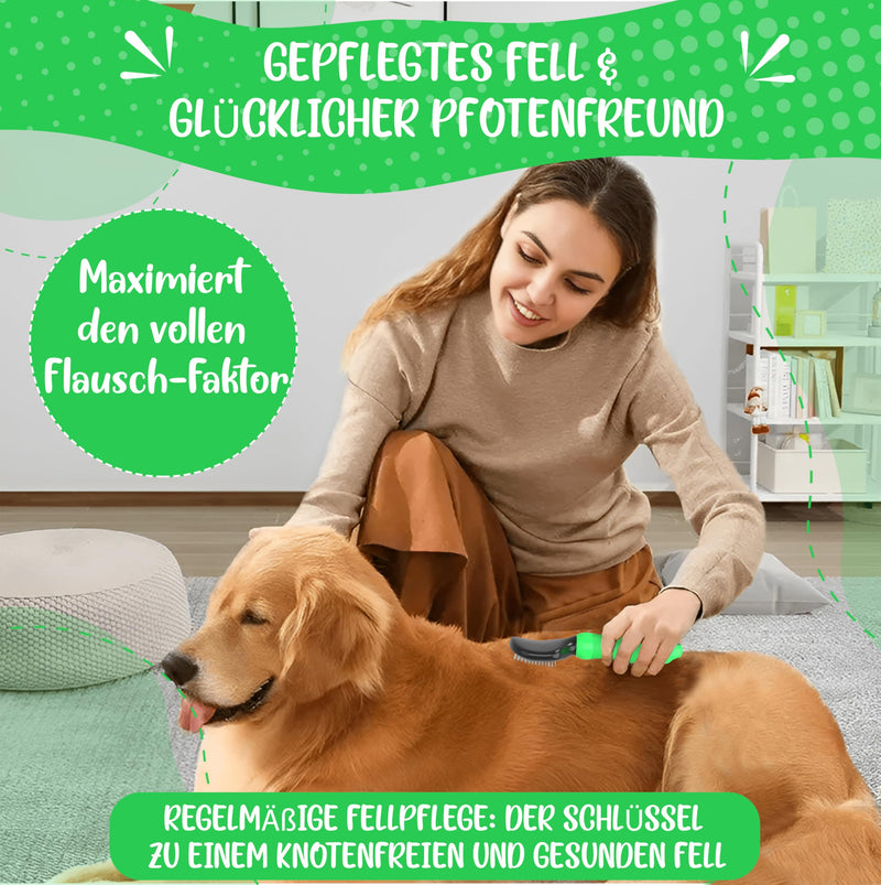 Test grade: Very good - Soft brush improved version I Gentle grooming for dogs, puppies, cats, rabbits, hamsters I + Free e-book care manual size S - BeesActive Australia