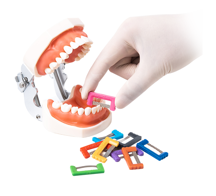 Dental IPR Strip System Orthodontic Adjacent Surface Unglazing Strip Aesthetic Repair System Strip Pack of 10 (Deep) Deep