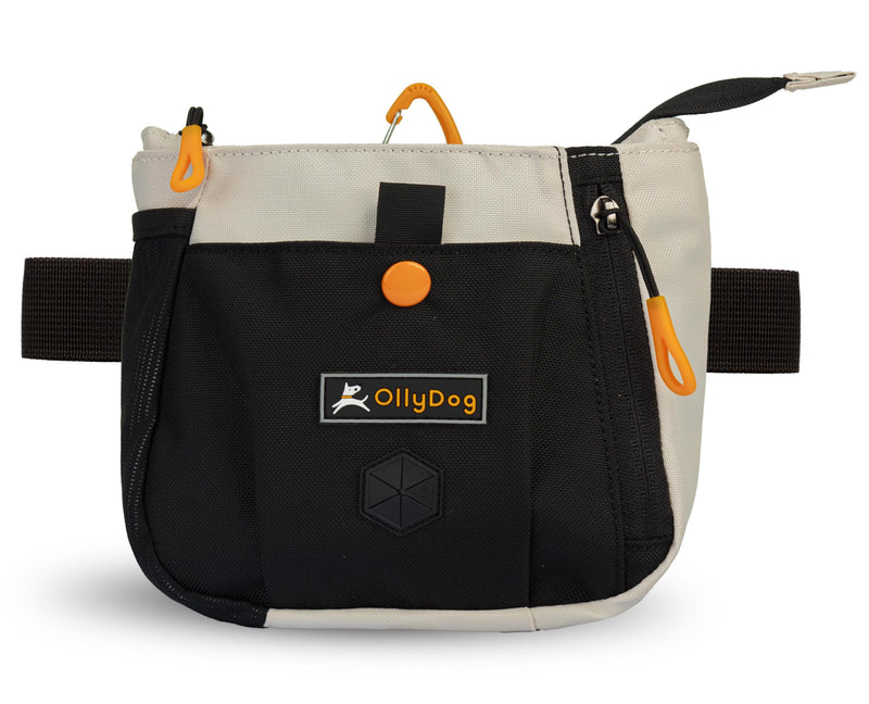 OllyDog Backcountry Day Bag, Fanny Pack, Dog Treat Pouch, Hands-Free for Training, Hip Pack with Built-in Poop Bag Dispenser, Removable Waist Belt Clip (Bluff) Bluff - BeesActive Australia
