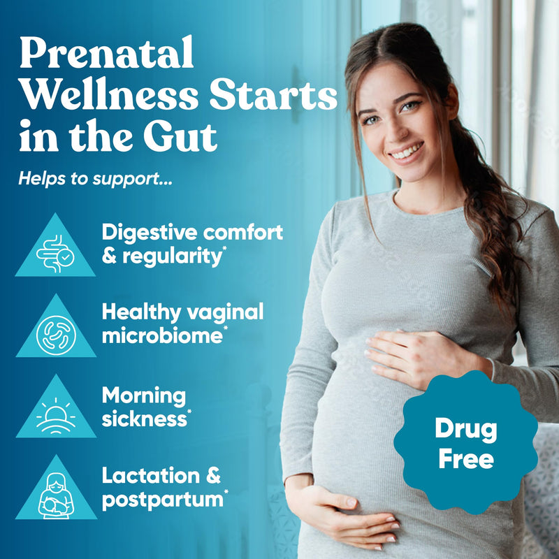 Eu Natural Prenatal Probiotics for Women, 14 Billion CFU, 30 Vegan Capsules | Supports digestive health during pregnancy, postpartum & nursing with 18 probiotic strains & prebiotics