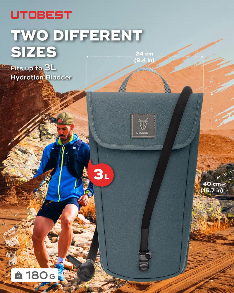 Insulated Insulation Bag, Fits 2L&3L Hydration Water Bladders, Lightweight & Water Resistant, Bladder is NOT Included 3 Liter - BeesActive Australia
