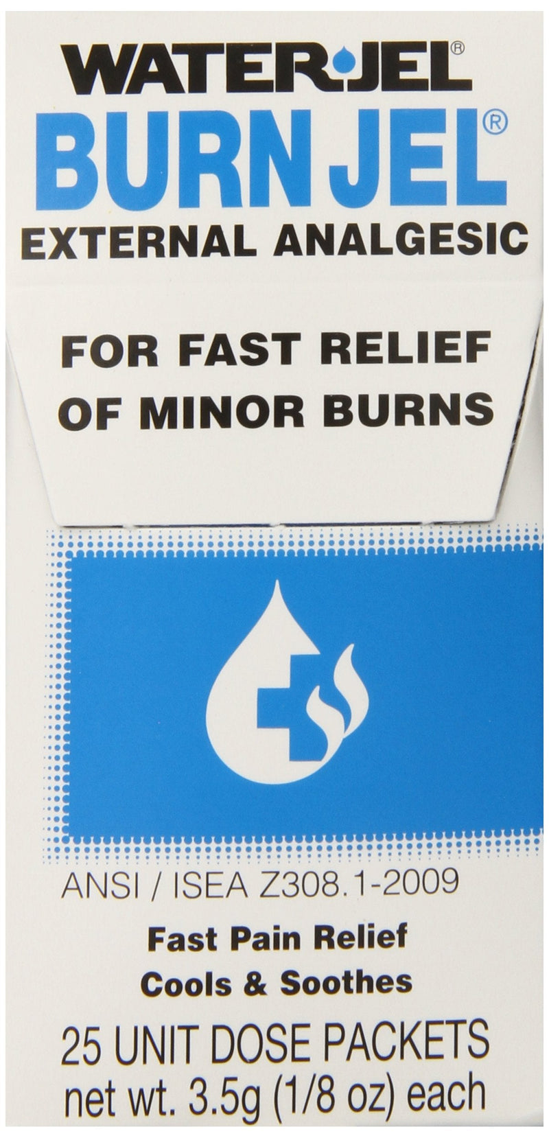 Water Jel, First Aid Burn Relief, Burn jel, 25 count - BeesActive Australia
