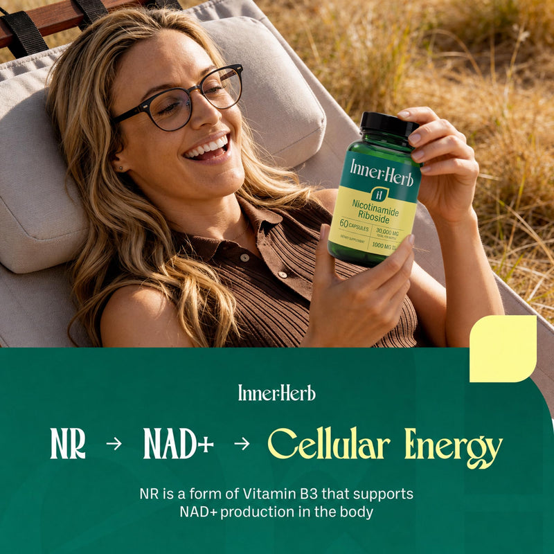 Nicotinamide Riboside (NR) 1000mg | Vitamin B3 Derivative | Single Ingredient | 60 Vegan Capsules | Unflavored | 2 Capsules Daily | 30-Day Supply