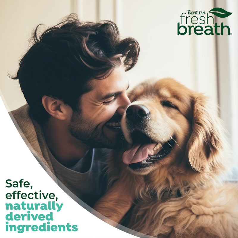 TropiClean Fresh Breath Foam for Dogs & Cats | Cat & Dog Dental Foam| Dog Breath Freshener Foam| Oral Care for Dogs & Cats | Made in The USA | 4.5 oz﻿ - BeesActive Australia