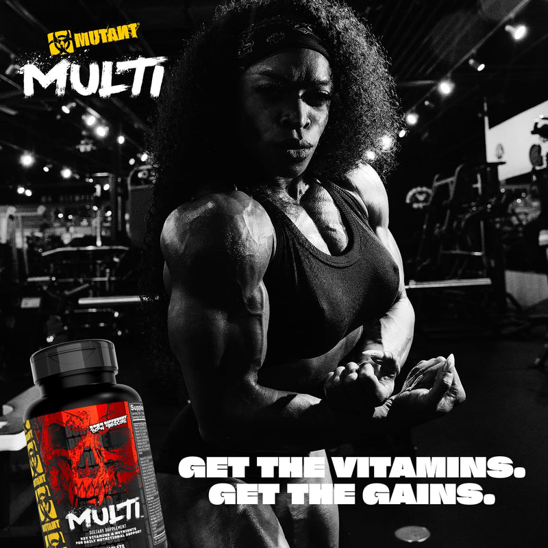 Mutant Multi, Multivitamin, 70 Vitamins, Minerals & Antioxidants, 60 Caps Unflavored 1 Count (Pack of 1)