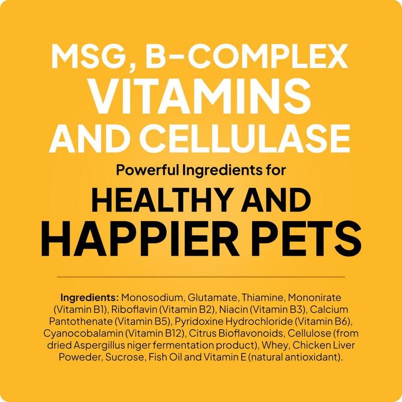 Pala-Tech Cease Coprophagia Granules - Dog Eating Poop Deterrent - Stops Stool Consumption - Supports Healthy Digestion - 450 gm No Poo Granules With B-Complex vitamins - Made in USA