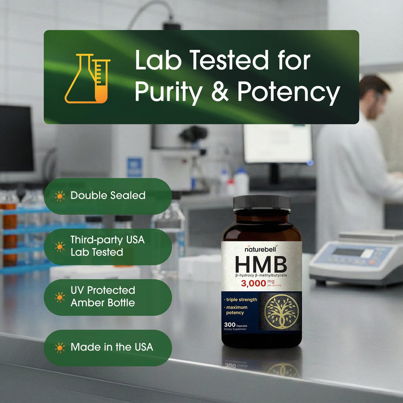 NatureBell HMB 3,000mg, 300 Capsules
