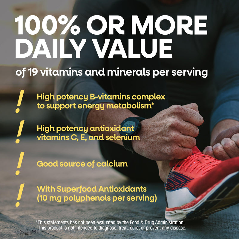 Nature's Way Alive! Men’s 50 Plus Multivitamin Complete Tablets, 130 ct | Daily Multivitamin for Men Over 50, Supports Cellular Energy Metabolism, Heart, Muscle & Eye Health*, High Potency Vitamins 130 Count (Pack of 1)