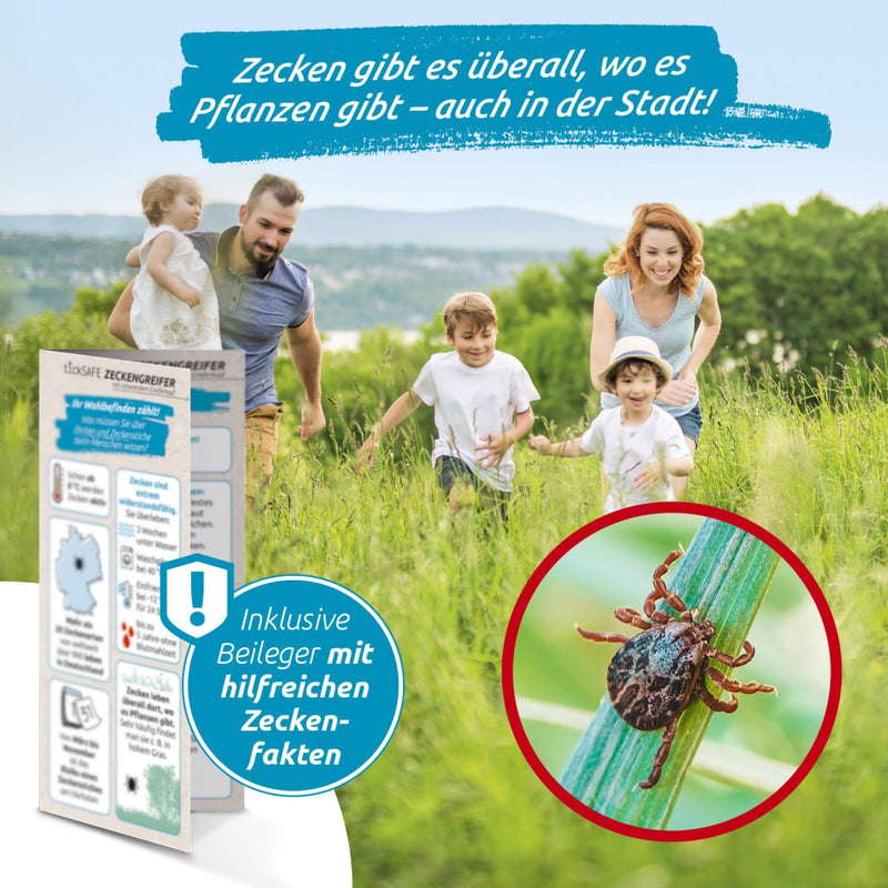 tickSAFE tick gripper with rotating gripper head for use on humans | The better alternative to tick tweezers - no squeezing, pulling or pressing - just gently unscrew 1 piece - BeesActive Australia