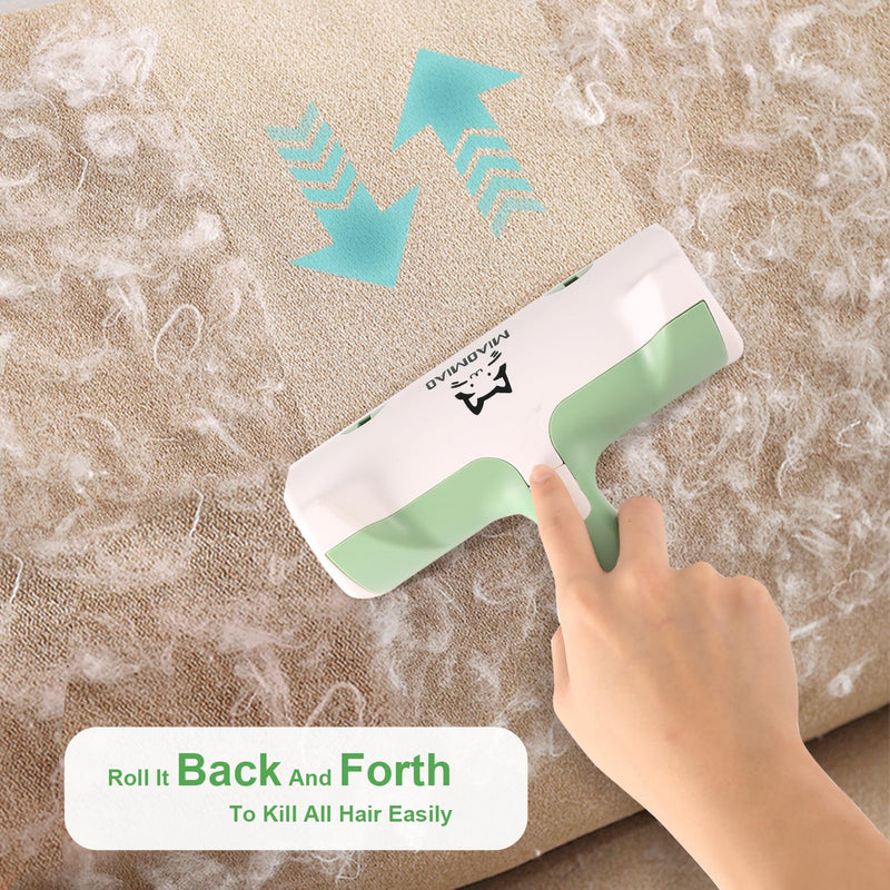 Pet Hair Remover, Reusable Lint Roller Large Capacity Pet Hair with Electrostatic Friction Design, Effectively Removes Cat and Dog Hair for Sofas, Carpets, Beds, Clothes - BeesActive Australia