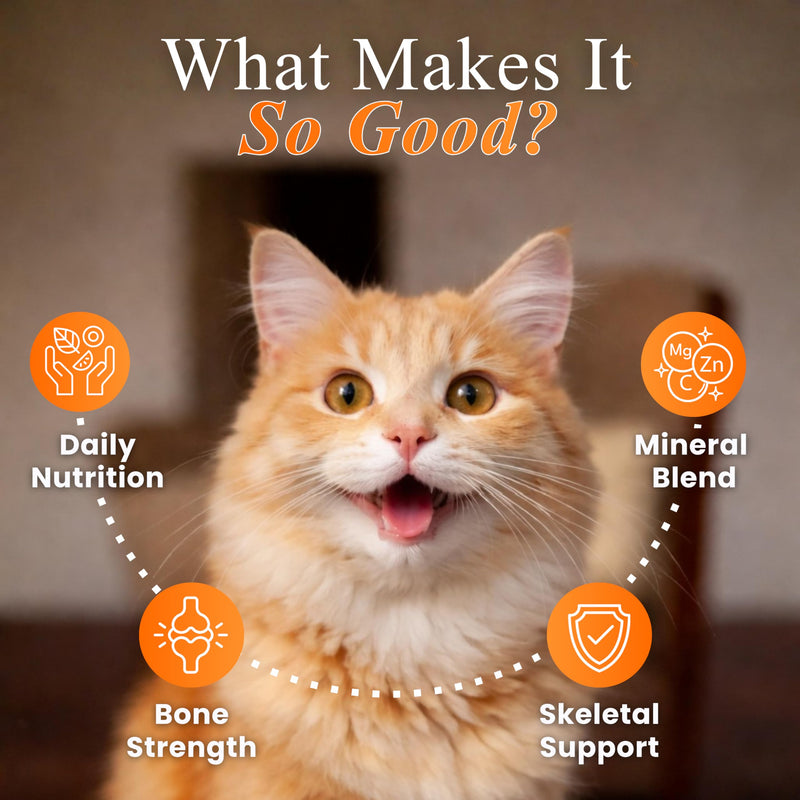 22 in 1 Multivitamin Chews for Cats - Taurine Cat Multivitamin & Omega Supplement - Multi Vitamins for Cats Health with Taurine Cat Vitamins for - Skin, Coat, Immunity & Digestion Support 90 Soft Chews