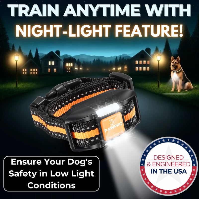 Dog Shock Collar with Remote, Unmatched 4-Mile Range, Night-Light Mode, Training Guide Included, 124 Training Levels & 4 Modes, Beep Vibration Shock, Waterproof Rechargeable, Fits All Dogs, US Tech - BeesActive Australia