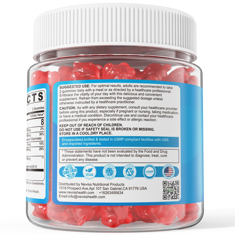 Potassium Citrate 1000mg Supplement Gummies, for Electrolyte & Leg Cramps | Potassium Magnesium + Calcium, Zinc, Sodium, Vitamin B6, B12, Support Body Performance, Energy Boost, Sugar Free, 120 Count 60 Count (Pack of 2)