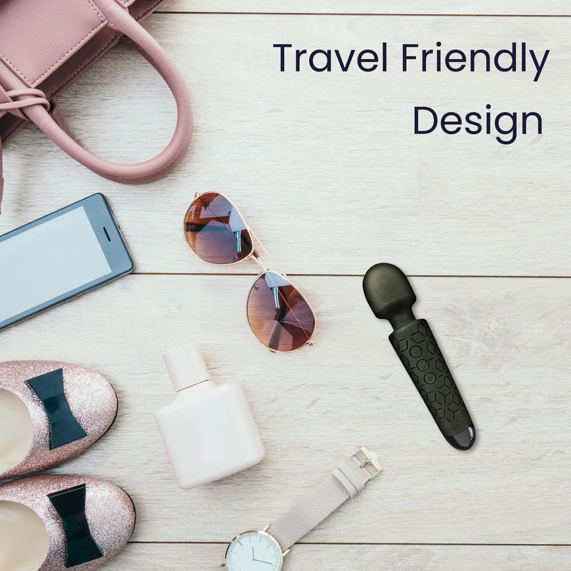 Yarosi Micro Personal Massage Wand Smallest Strongest Handheld Cordless Massager, Strong Powerful Compact Perfect For Travel, Magic Stress Away, All Body Back Legs Hand Pains Sports Recovery - BeesActive Australia